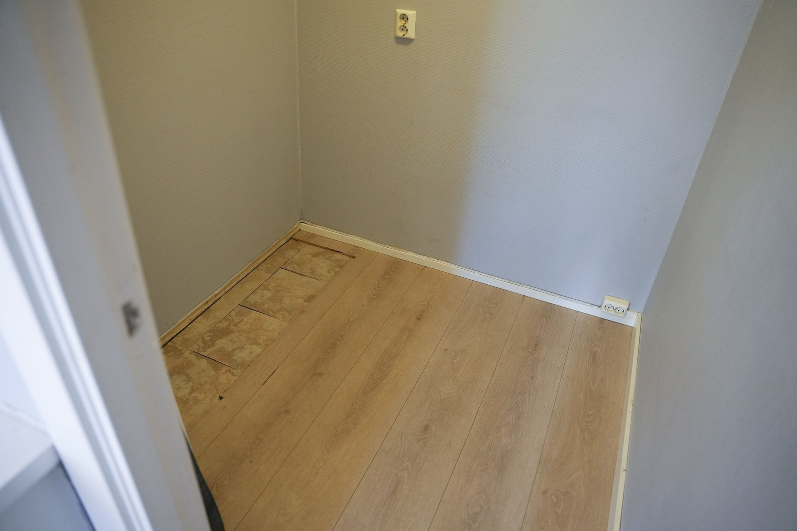 Rom på 2,8m2 som kan bli en del av badet. Galleribilde