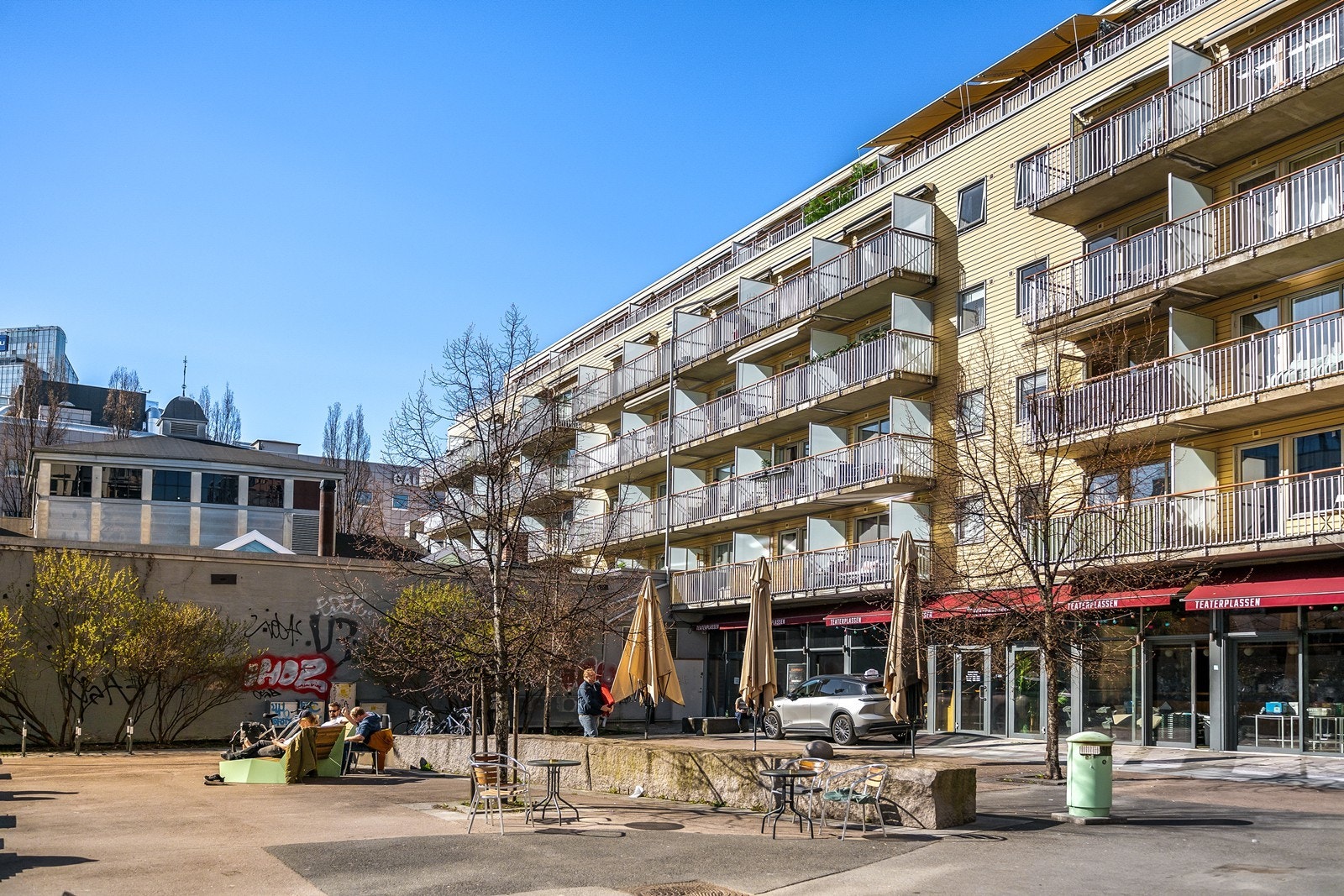 Fasade - etterspurt og sentral beliggenhet Galleribilde