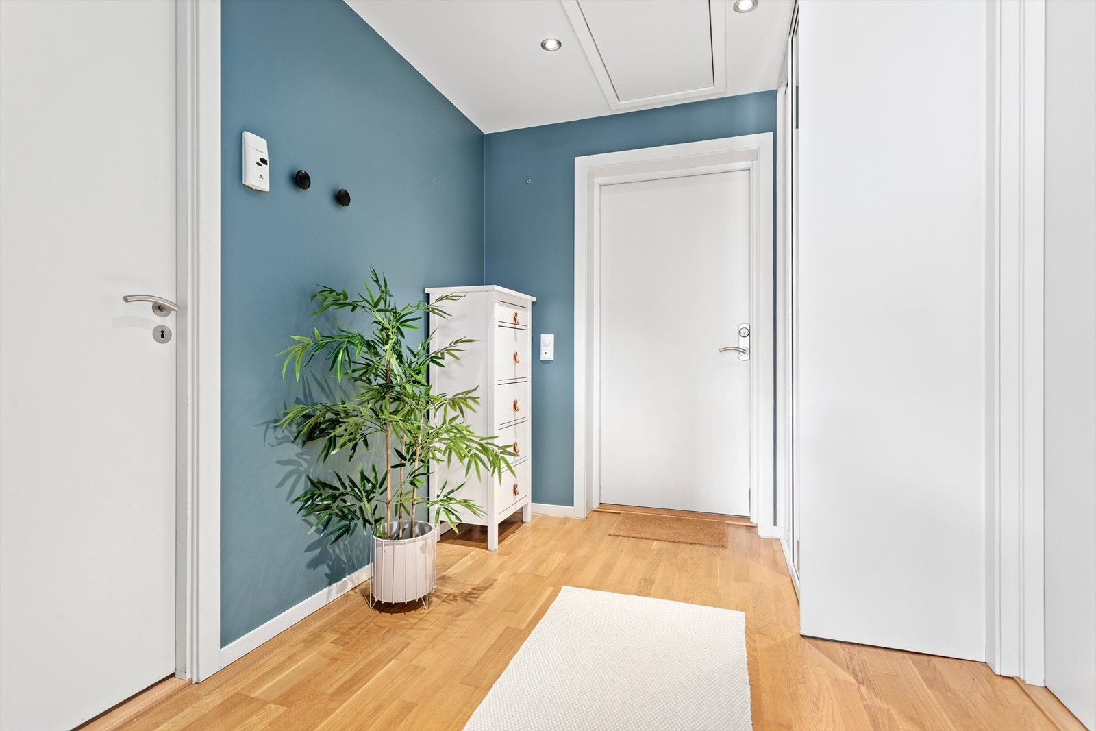 I taket er det også trappeluke til loft/oppbevaringsrom. Galleribilde