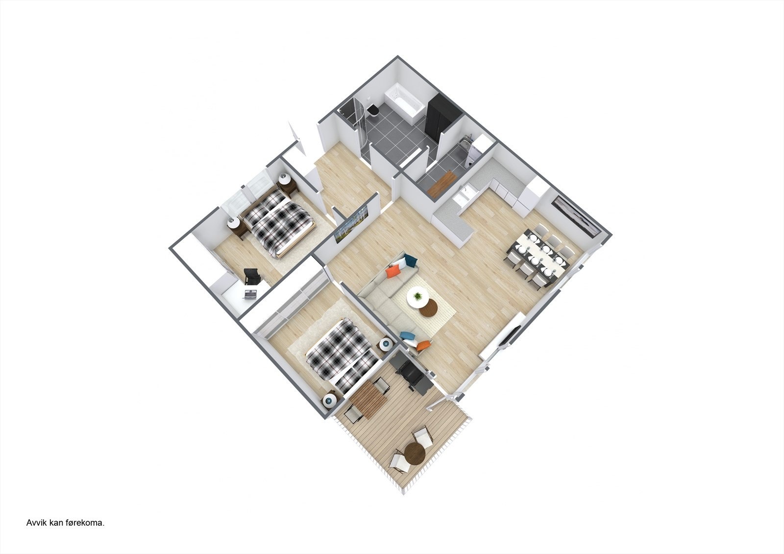 Planteikning 3D Galleribilde