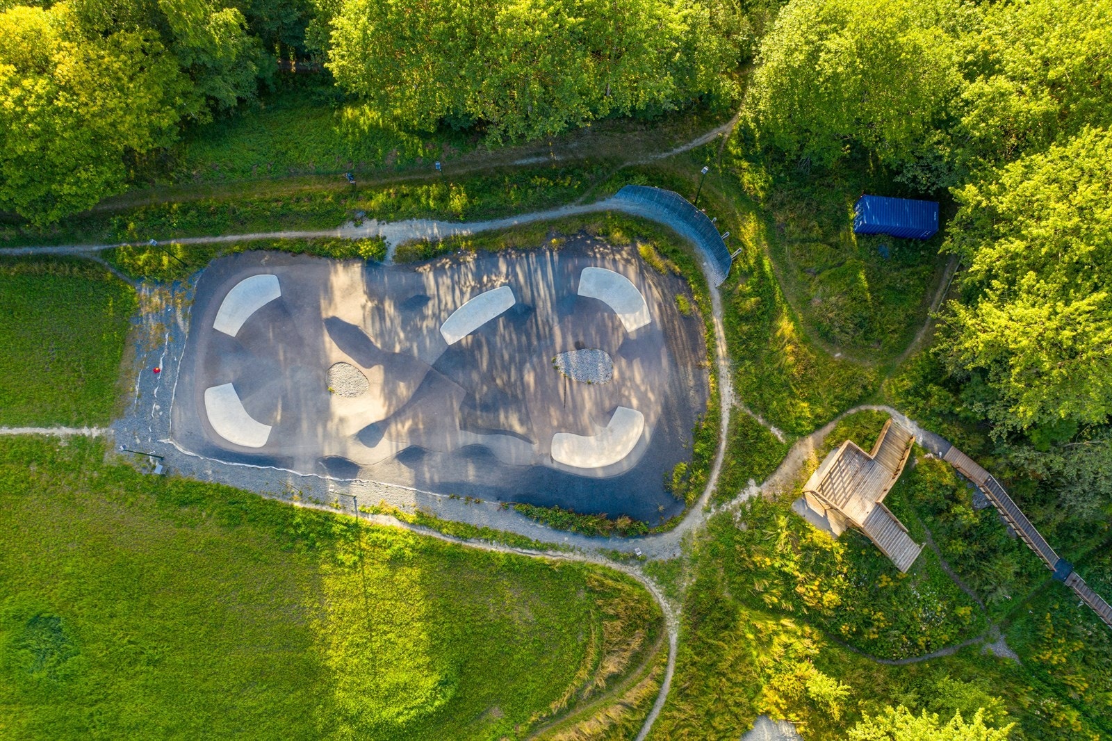 Heggedal pumptrack. Galleribilde