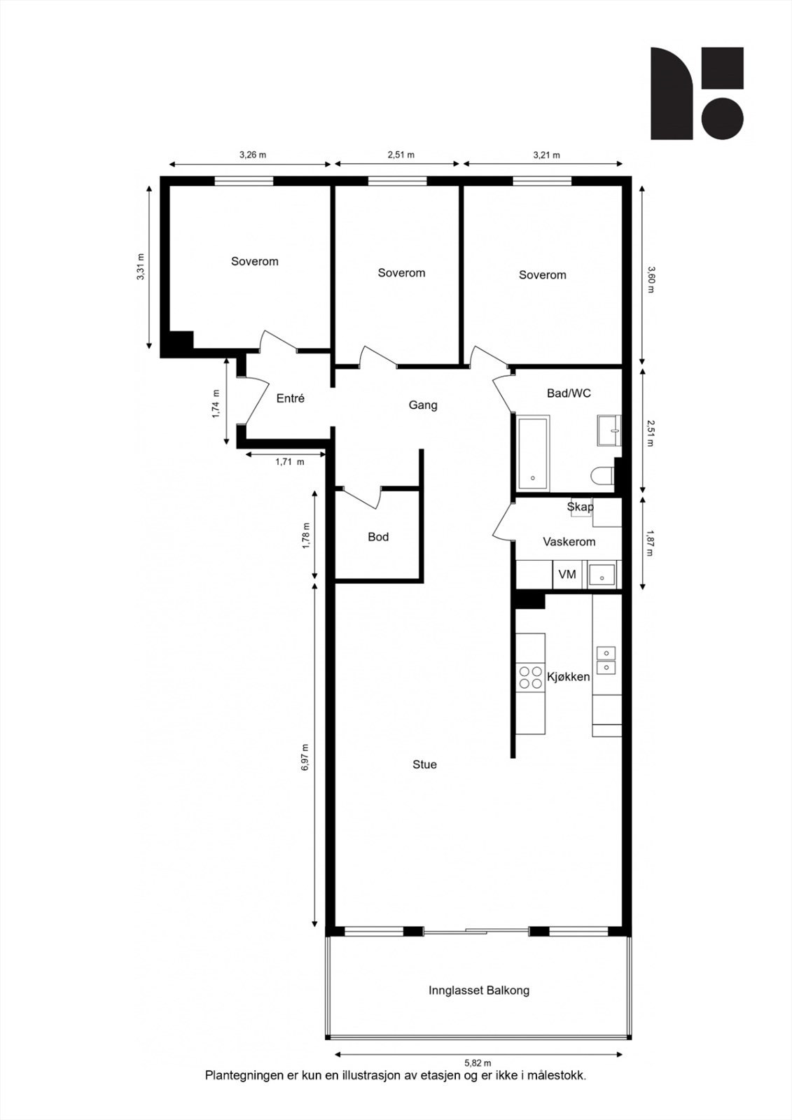 Planløsning. Galleribilde