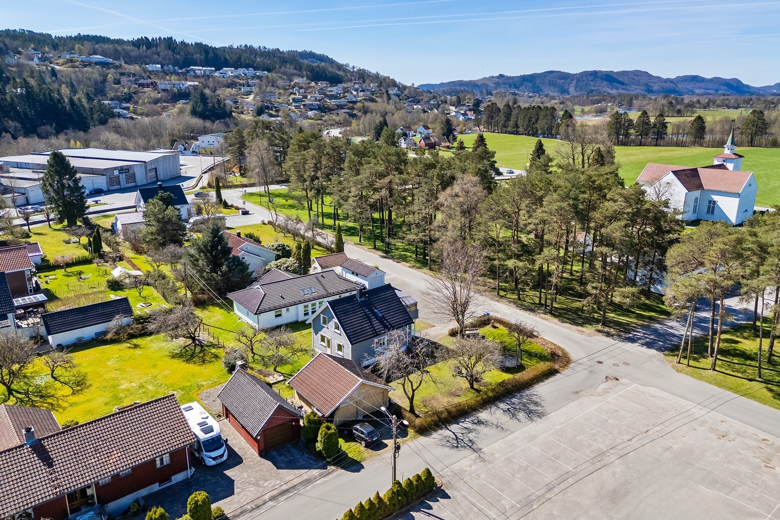 Dronefoto Galleribilde