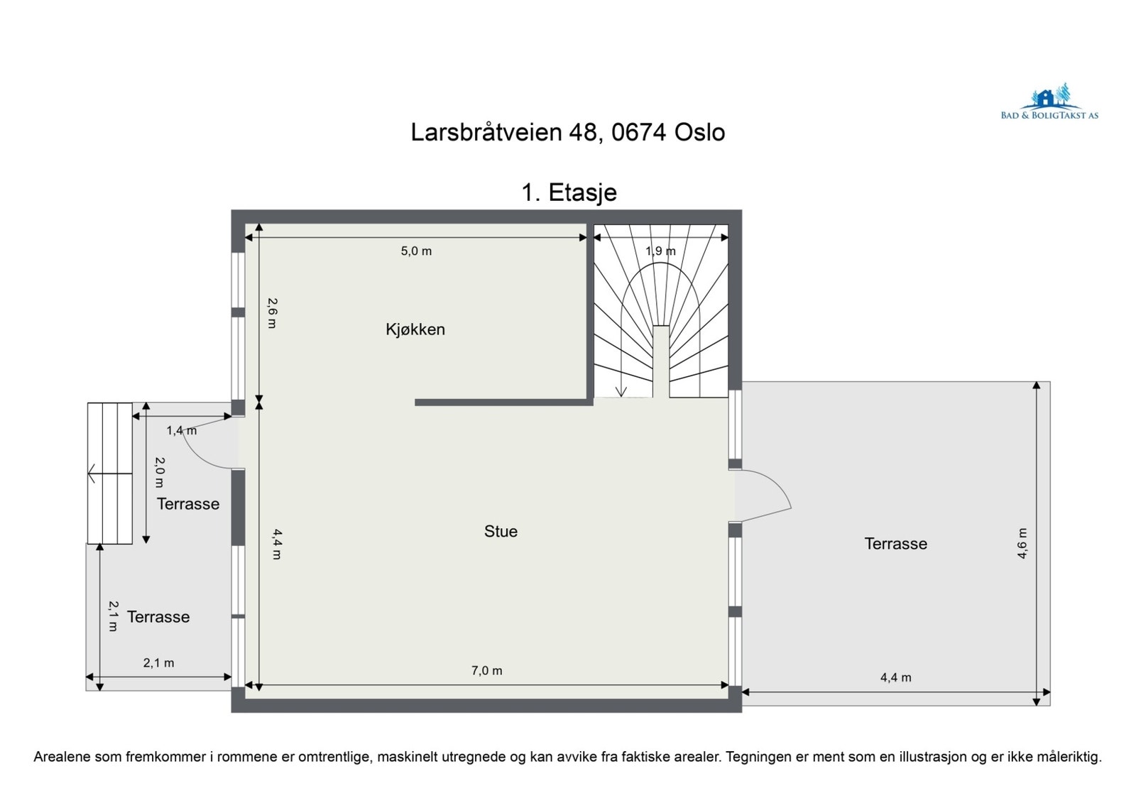 Plantegning 1. etasje. Galleribilde