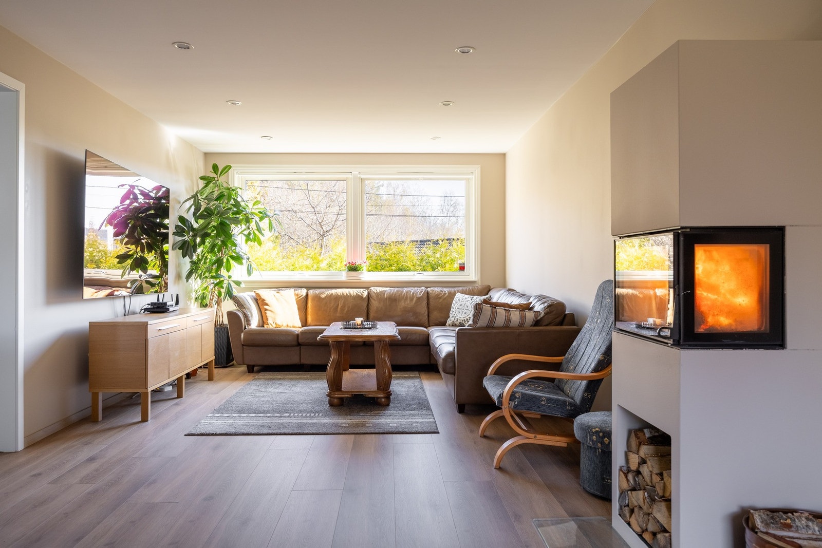 Det er god plass til å innrede i ulike soner. Galleribilde