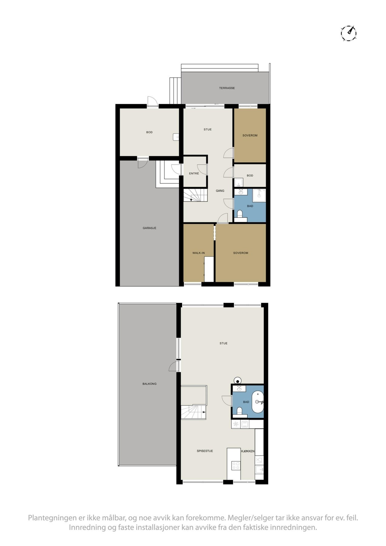 Plantegning Galleribilde