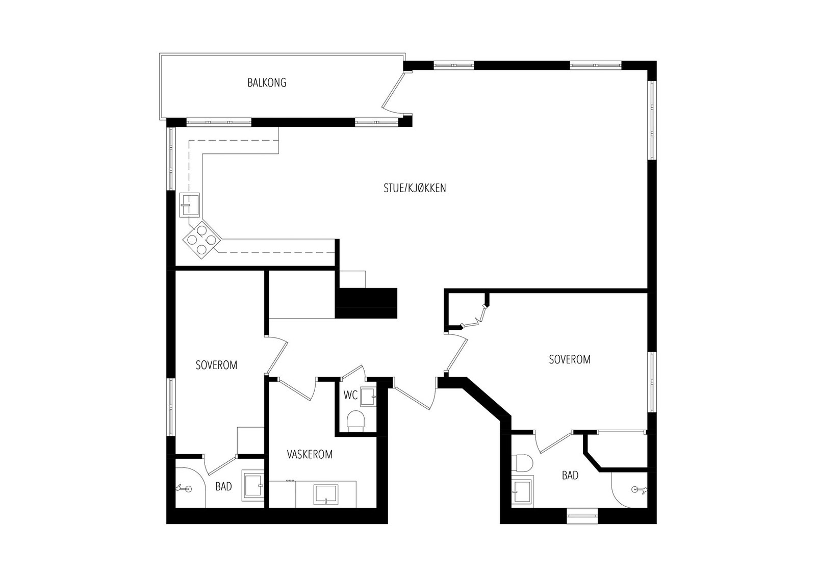 Plantegning Galleribilde