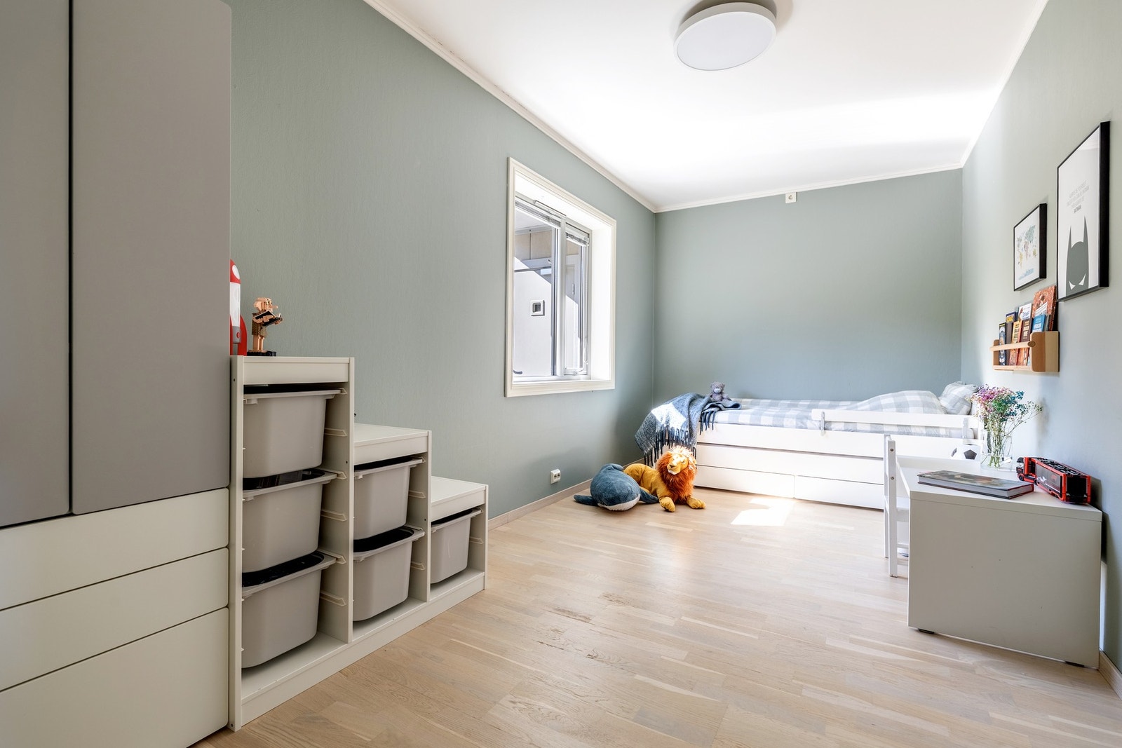 De øvrige rommene er ideelle som barnerom, gjesterom eller kontor. Galleribilde