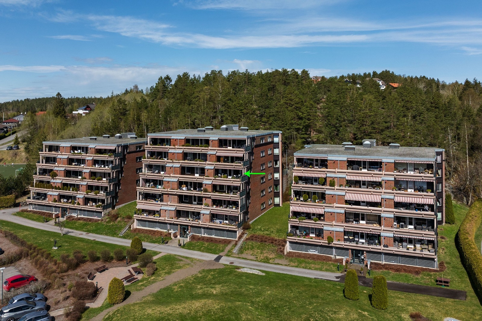 Leiligheten har en attraktiv beliggenhet i et populært og veldrevet sameie. Galleribilde