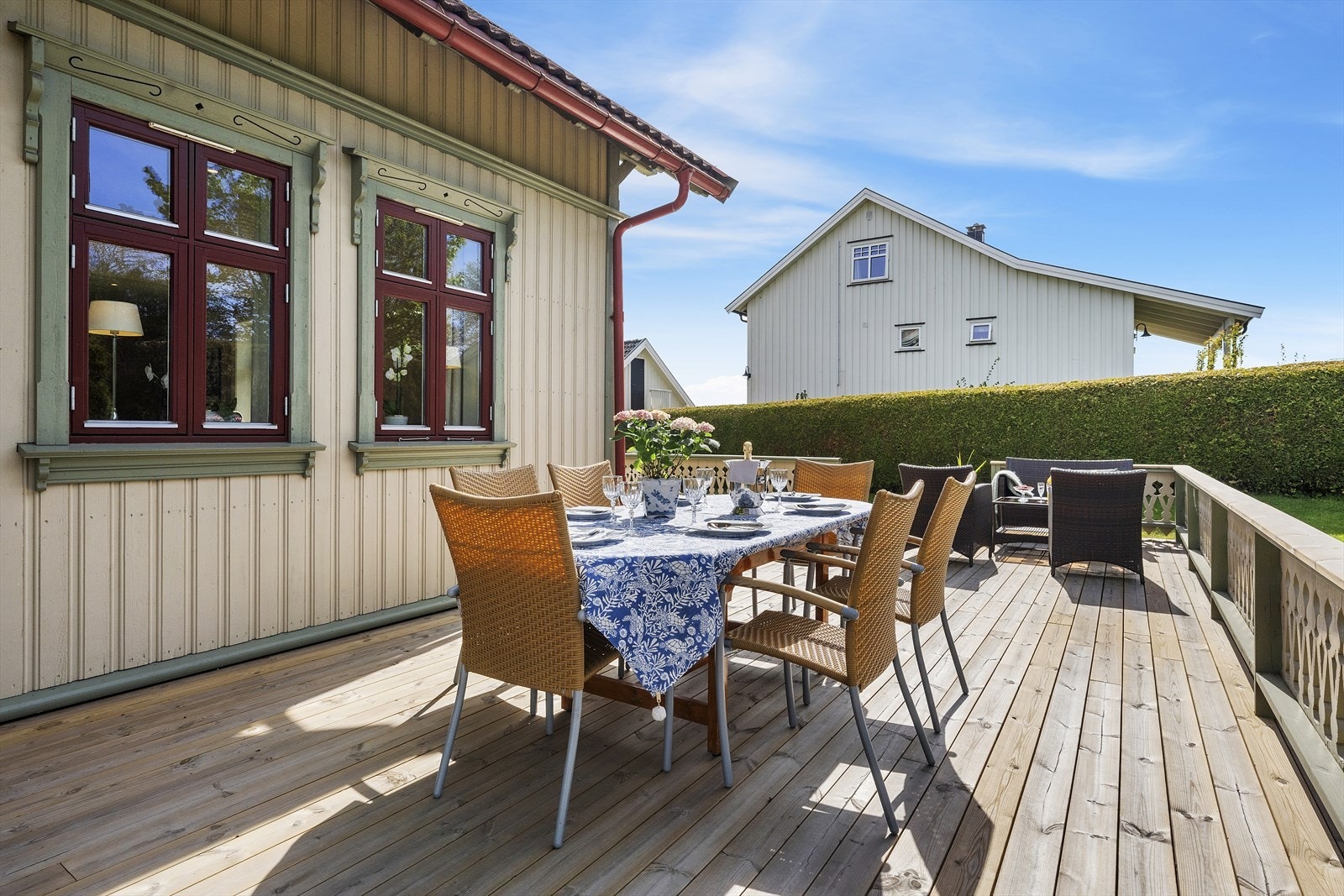 Her kan solen nytes fra formiddag til sen kveld Galleribilde