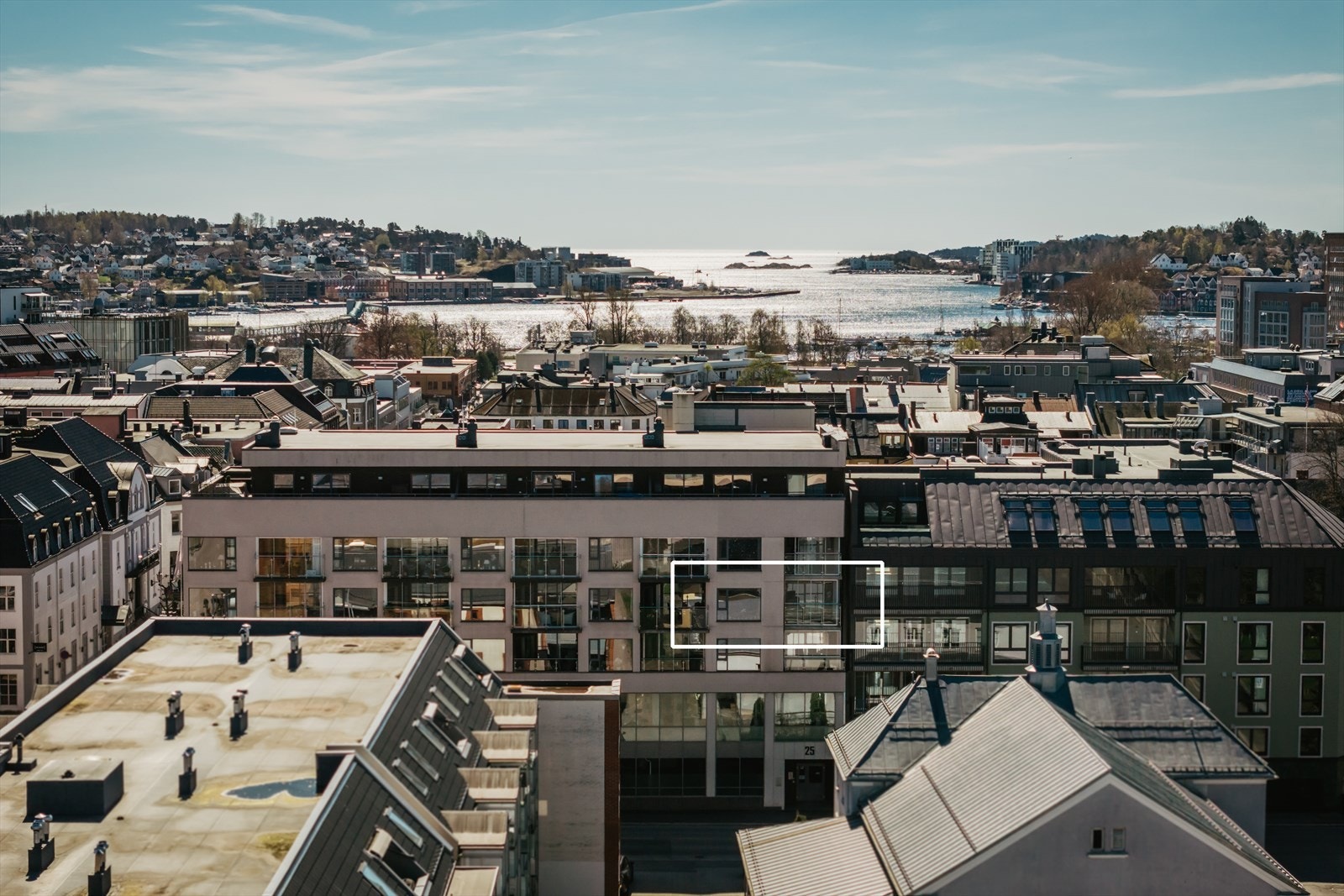5 etg og hjørneleilighet gir deg noen friheter og et godt utsyn Galleribilde