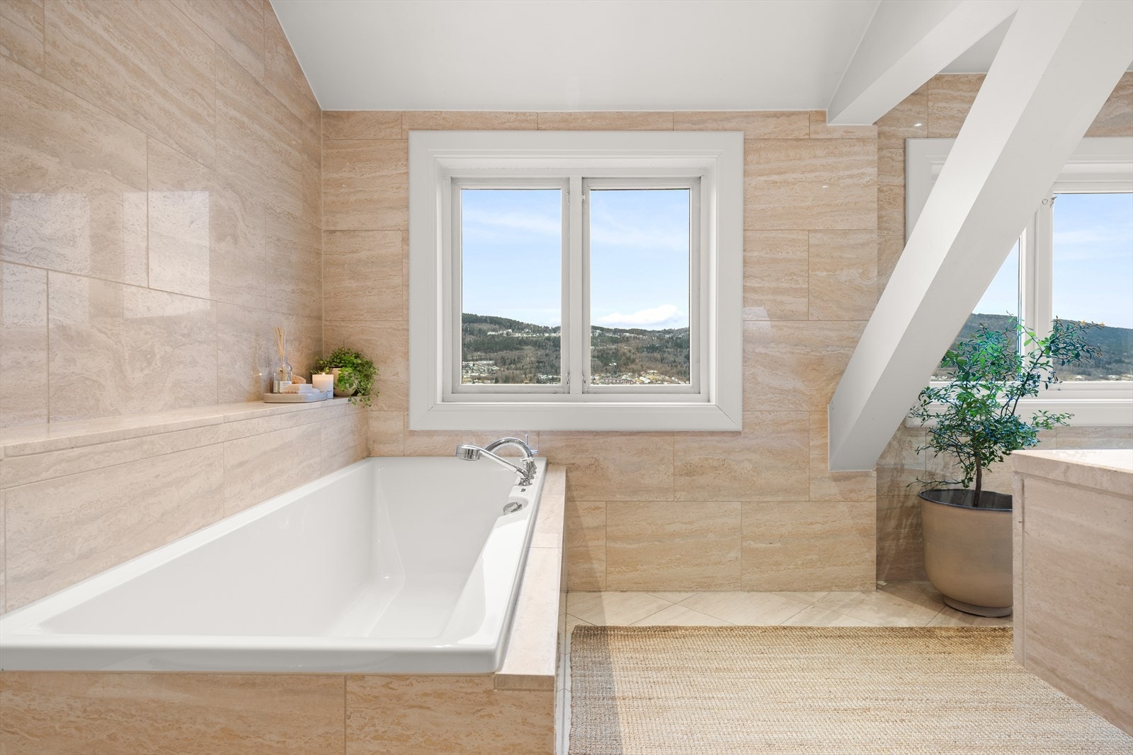 Nydelig utsikt fra badet Galleribilde