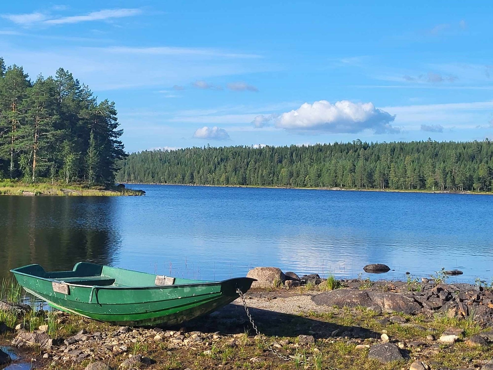 Romeriksåsen byr på herlig naturopplevelser - her er Storøyungsdammen ca 5 kilometer fra leiligheten. Galleribilde