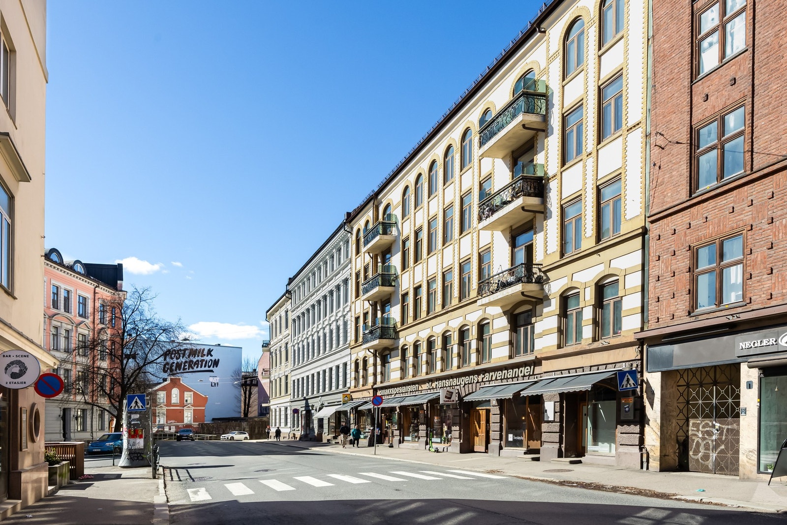 Ytterst sentral beliggenhet på St. Hanshaugen. Her ligger faktisk "alt" rett utenfor døren Galleribilde