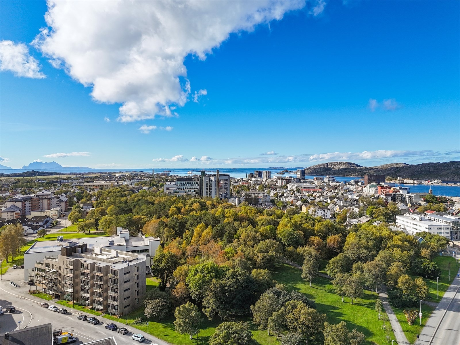 Beliggenheten er god med Rensåsparken som nærmeste nabo og gangavstand til sentrum Galleribilde