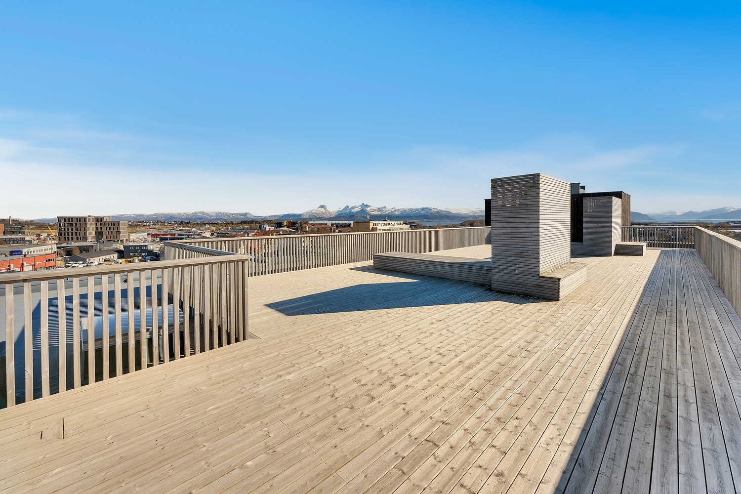 Sol hele dagen og "panoramautsikt" Galleribilde