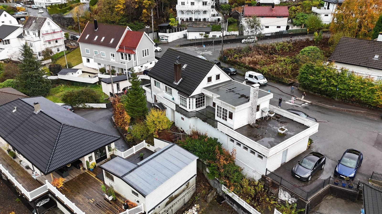 Oversikt over eiendommen og dens plassering i nabolaget. Galleribilde