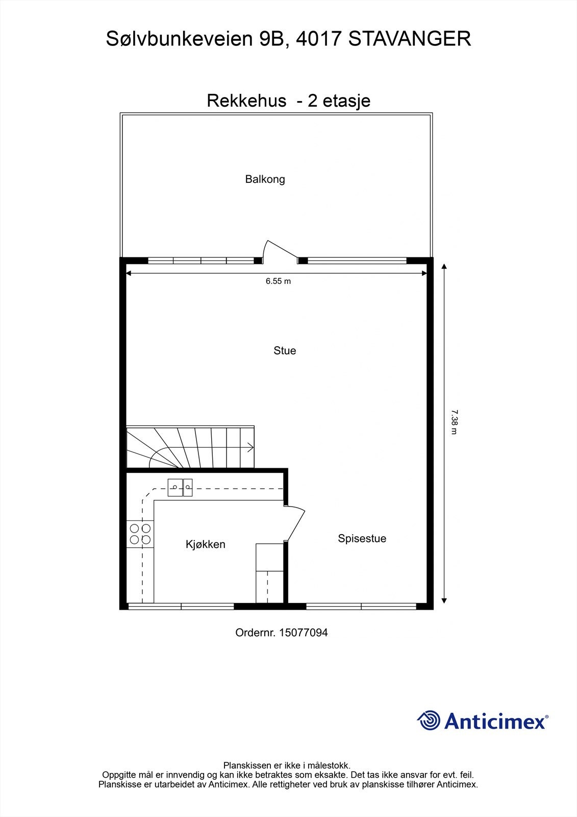Plantegning 2.etg. Galleribilde