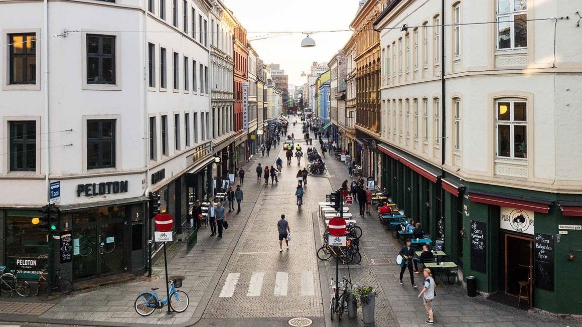 Nærmiljø - livlige Torggata Galleribilde