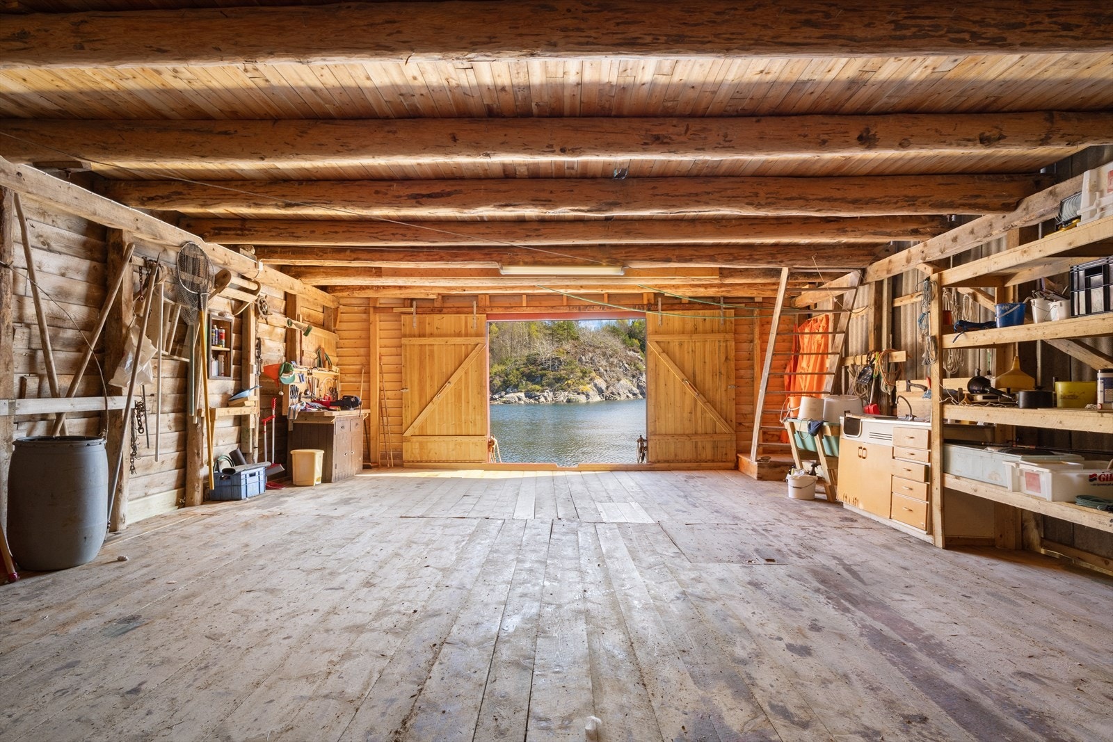 Naustet har et samlet bruksareal på 160 m². Galleribilde