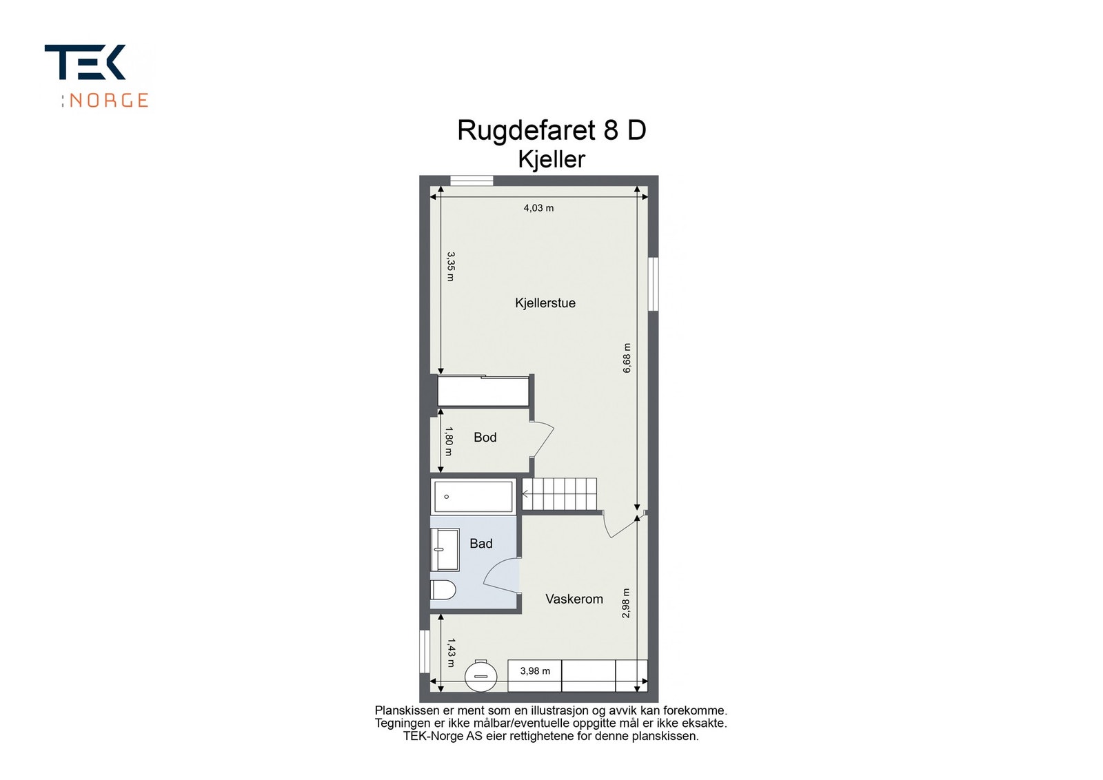 Plantegning kjeller Galleribilde