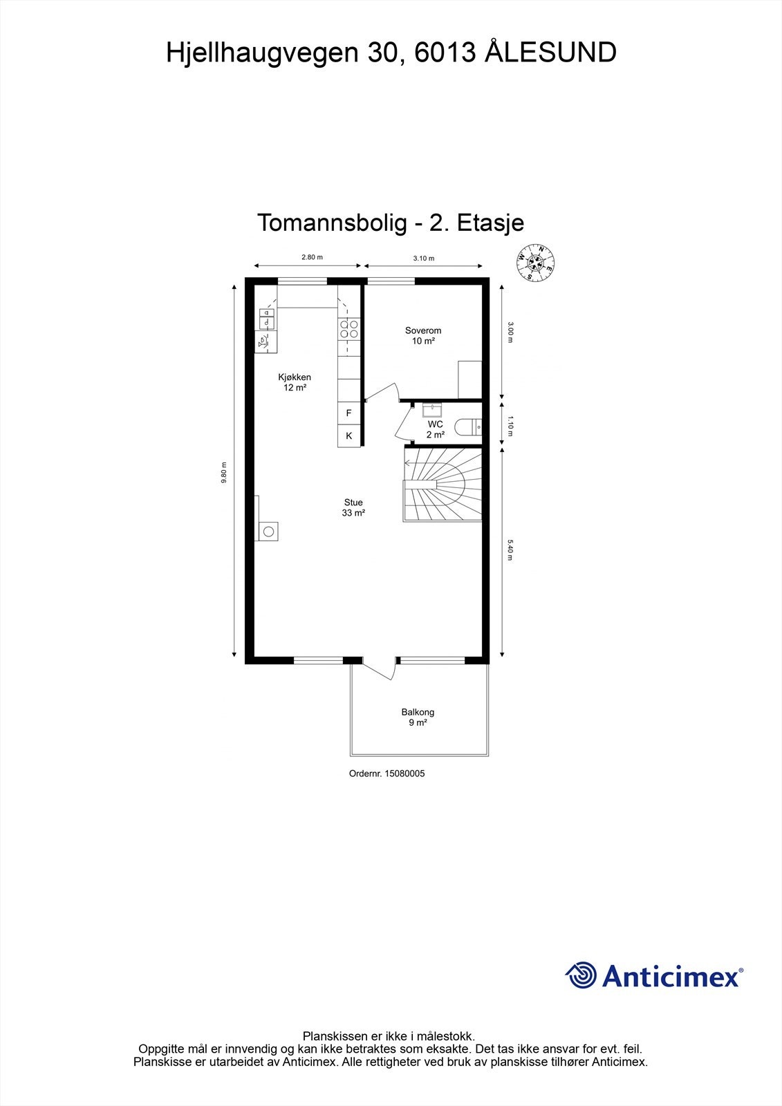 Boligen har en gjennomtenkt og familievennlig planløsning over to plan, med totalt fire soverom. Galleribilde