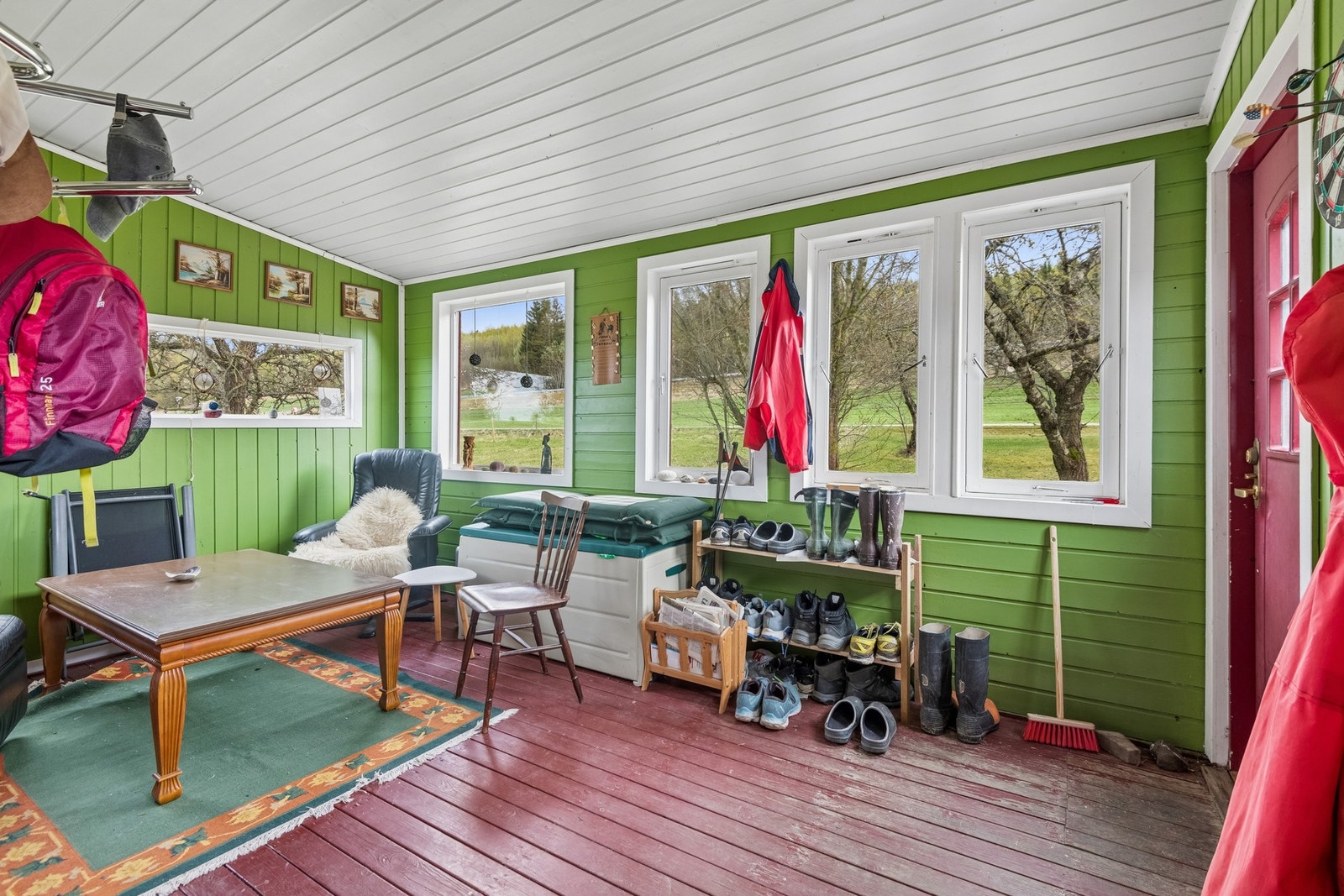 Det er etablert en hagestue med mye naturlig lysinnslipp. Galleribilde