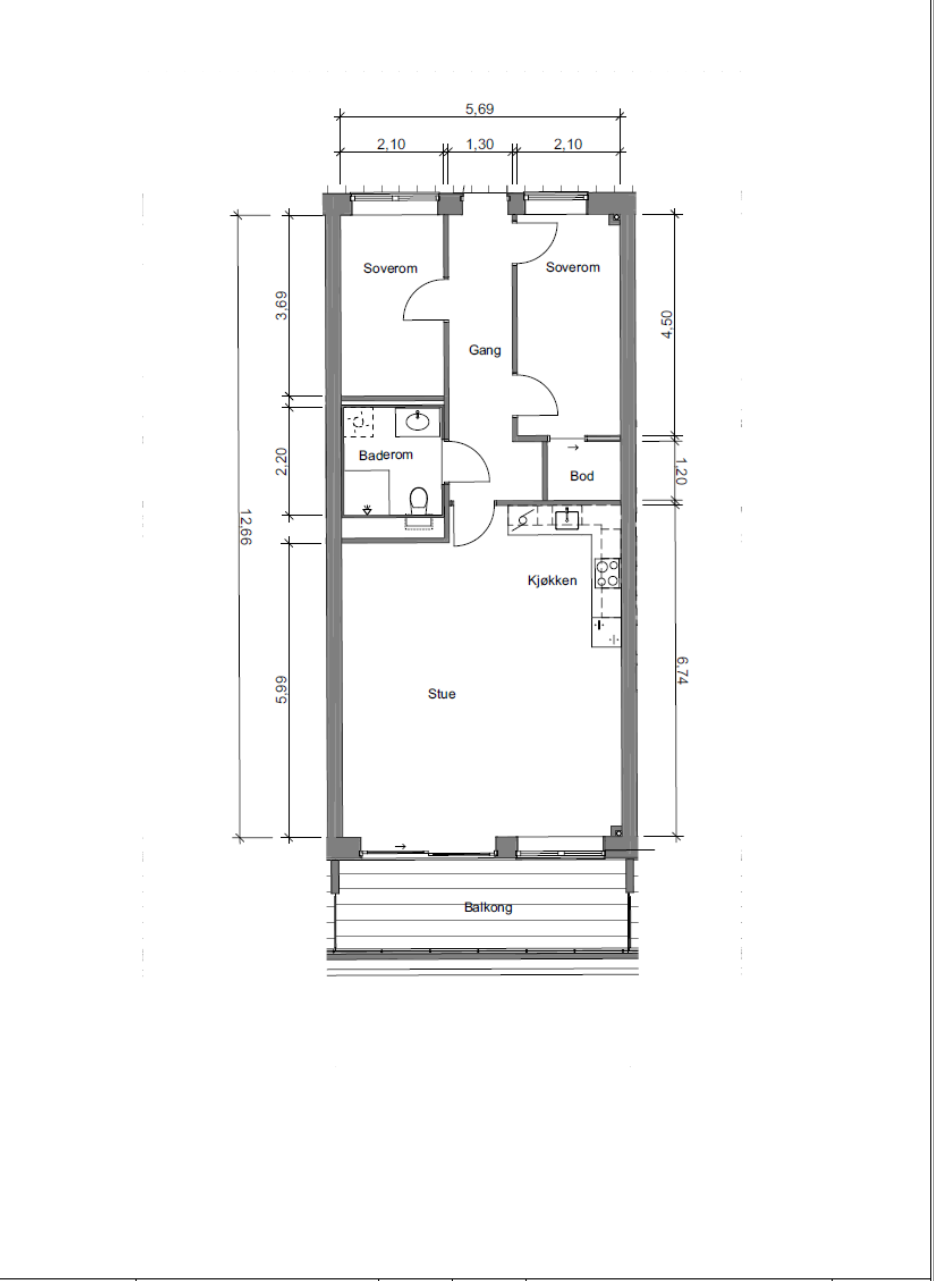 Plantegning Galleribilde