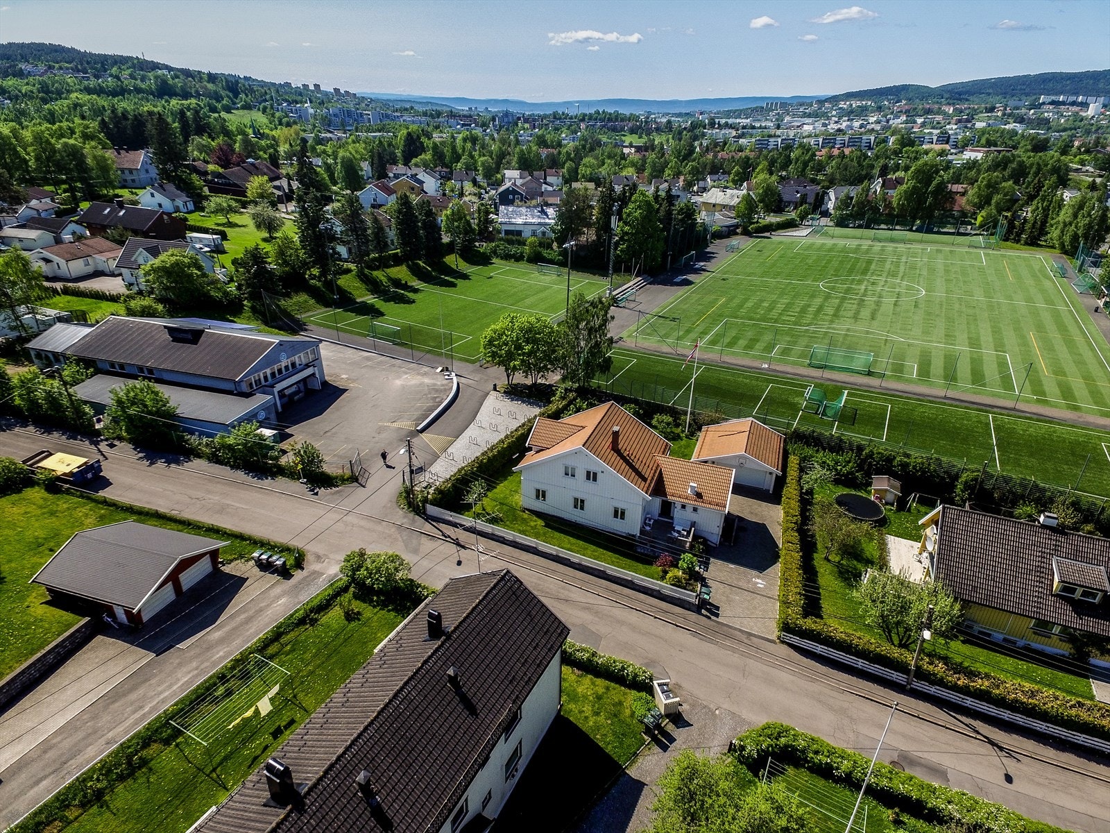 Høybråten idrettsbane. Galleribilde