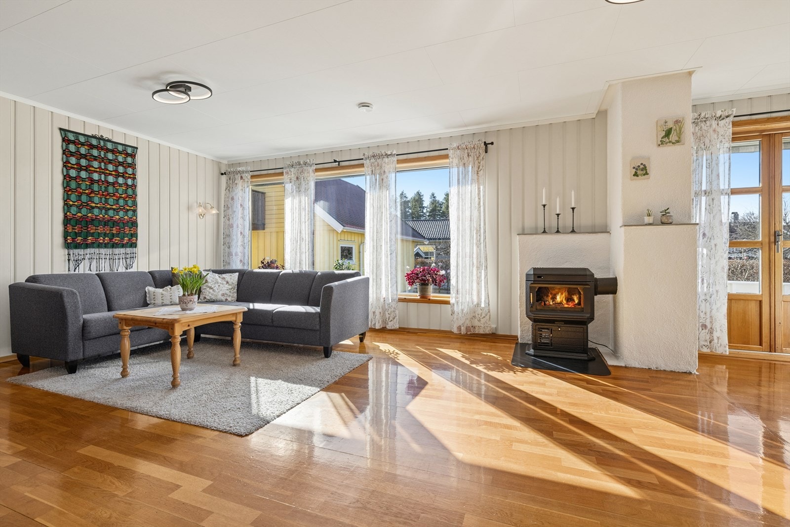 Her har man god plass til å etablere flere sosiale soner. Galleribilde