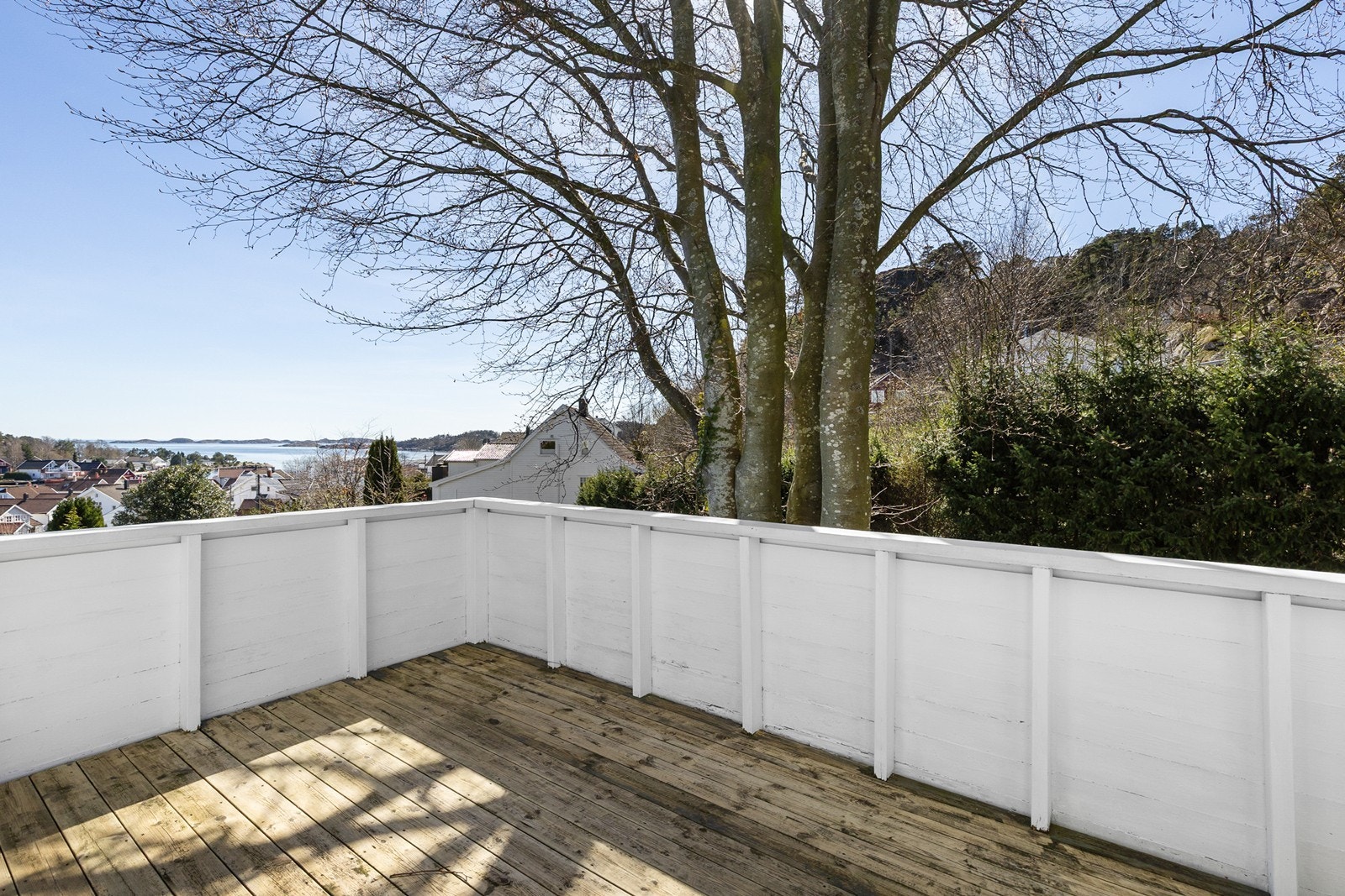 Terrasse med utgang fra stue Galleribilde