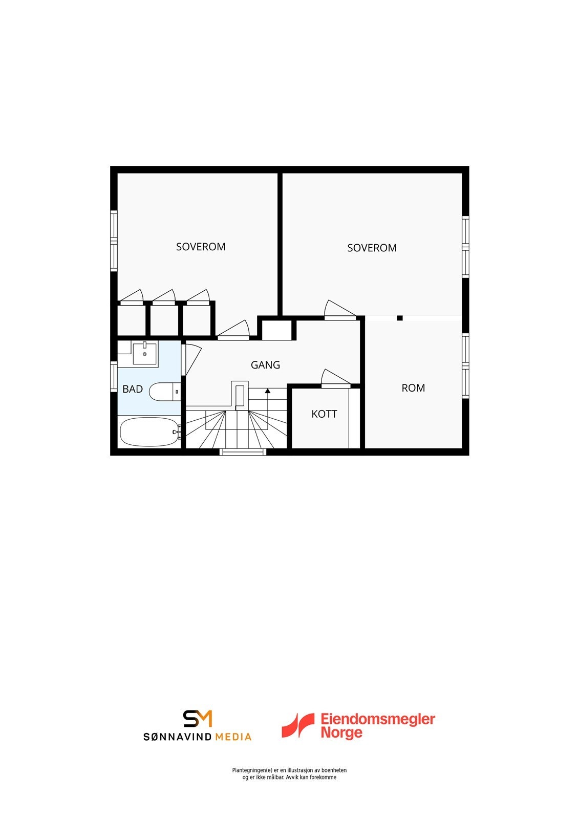 Plantegning 2. etasje Galleribilde