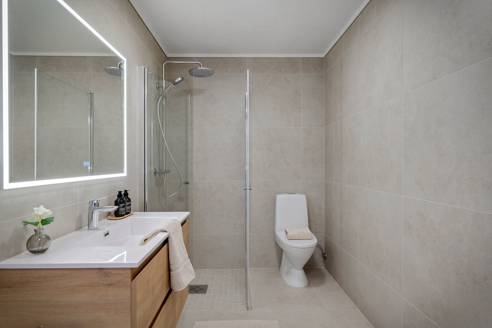 Innredning på badet er ny i 2026. Galleribilde