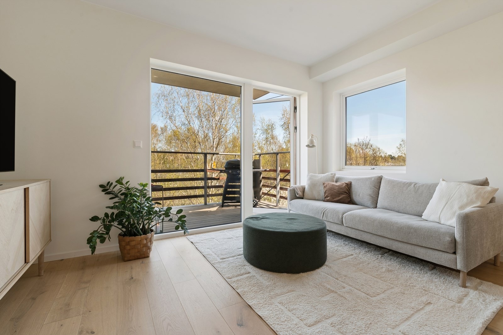 Plass til sofa og annet møblement. Galleribilde