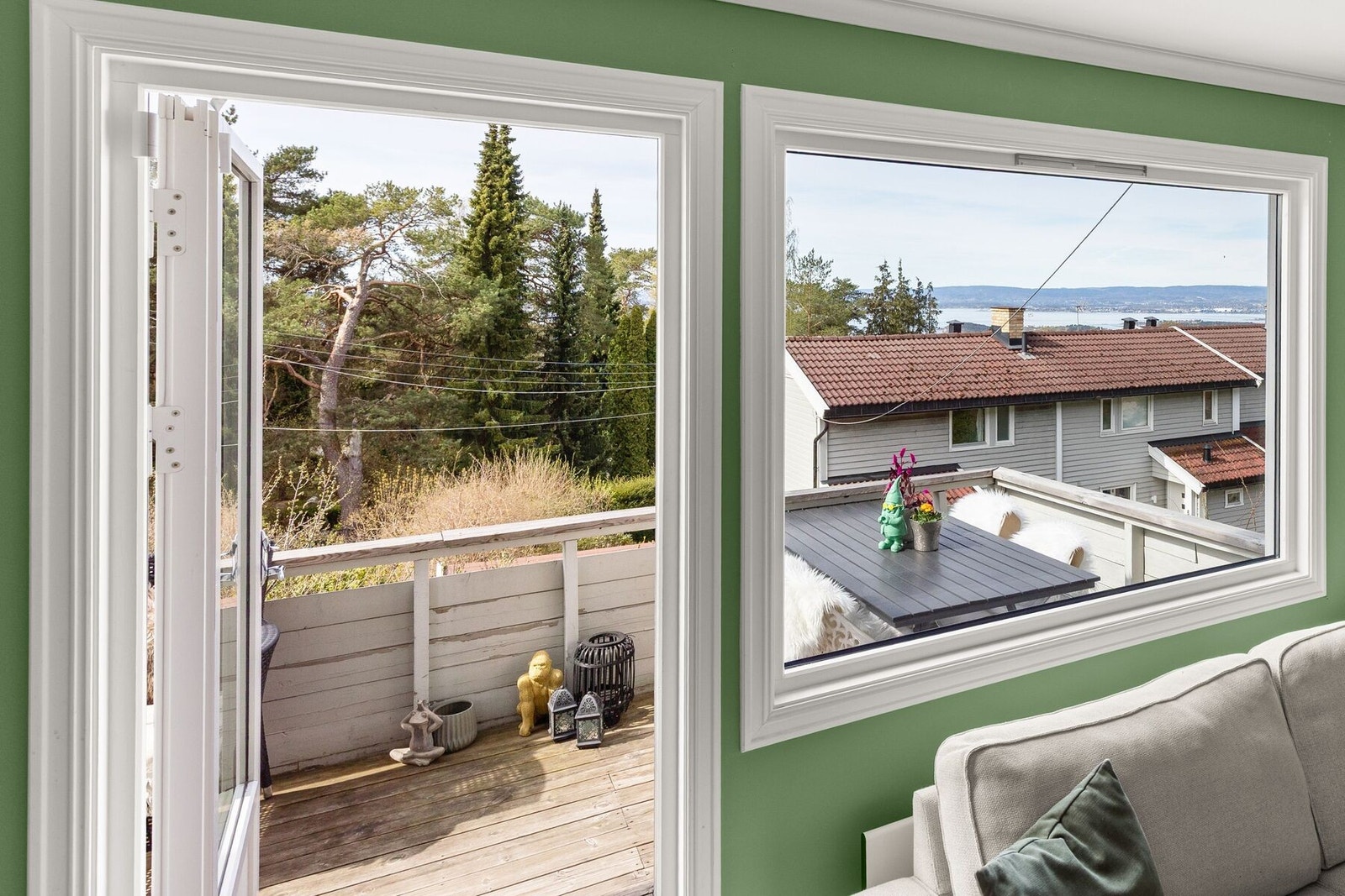 Verandaen er stedet for morgenkaffen, lange middager og sene sommerkvelder - en uteplass som virkelig lever opp til forventningene. Galleribilde
