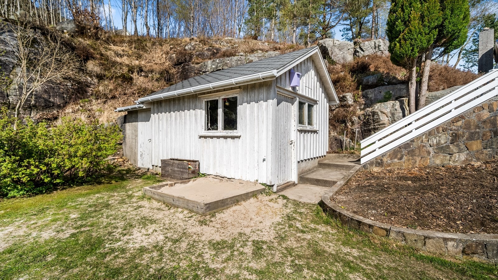 Utvendig bod. Galleribilde