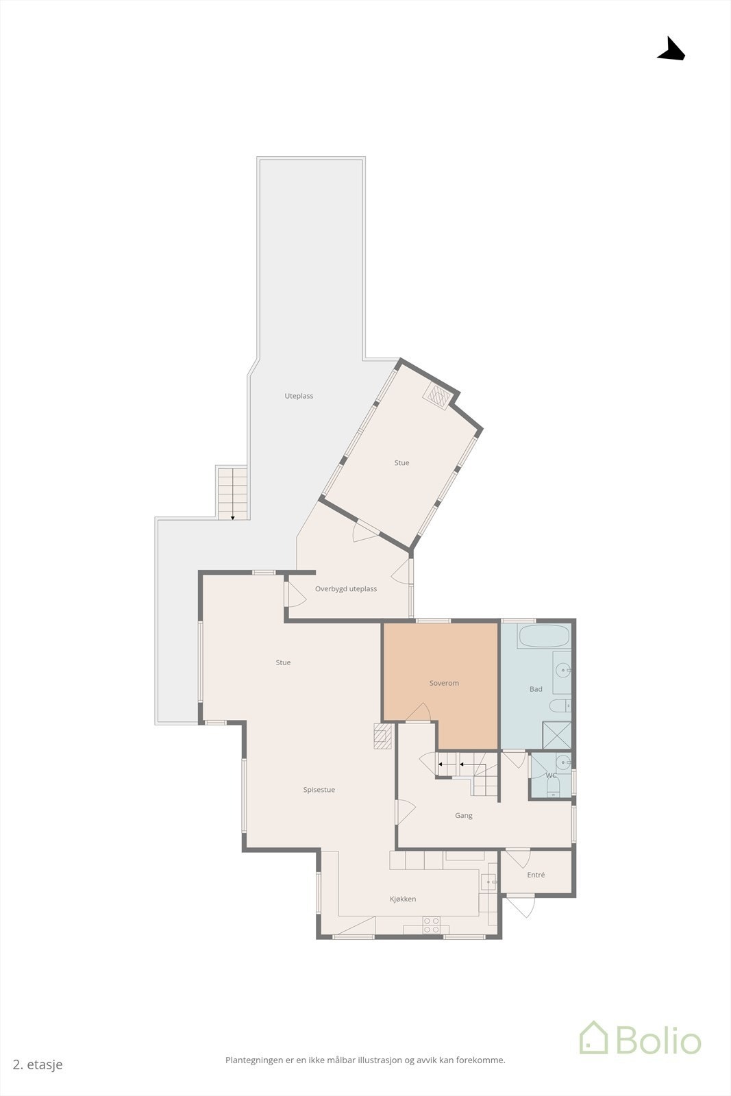 Plantegning Galleribilde