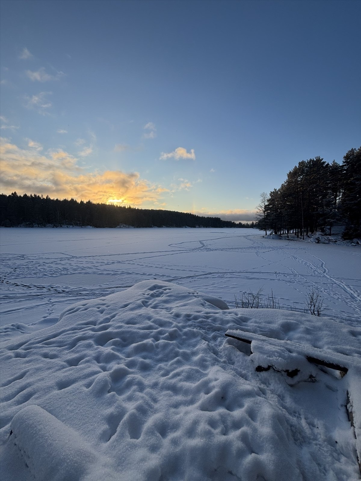 Nøklevann på vinterstid. Galleribilde