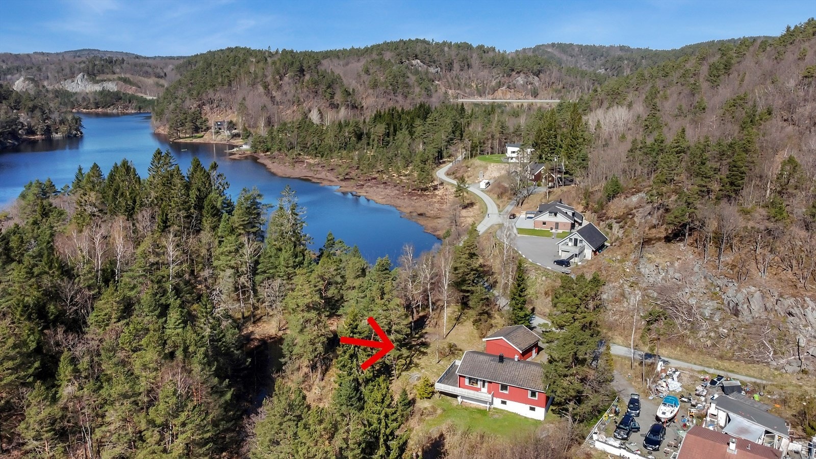 Flott beliggenhet med umiddelbar nærhet til Kviksvann og flott natur Galleribilde