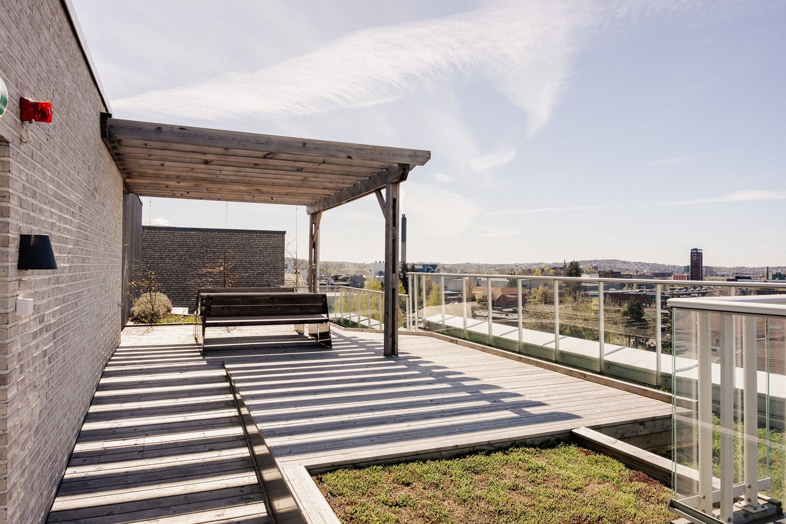 Felles takterrasse. Galleribilde