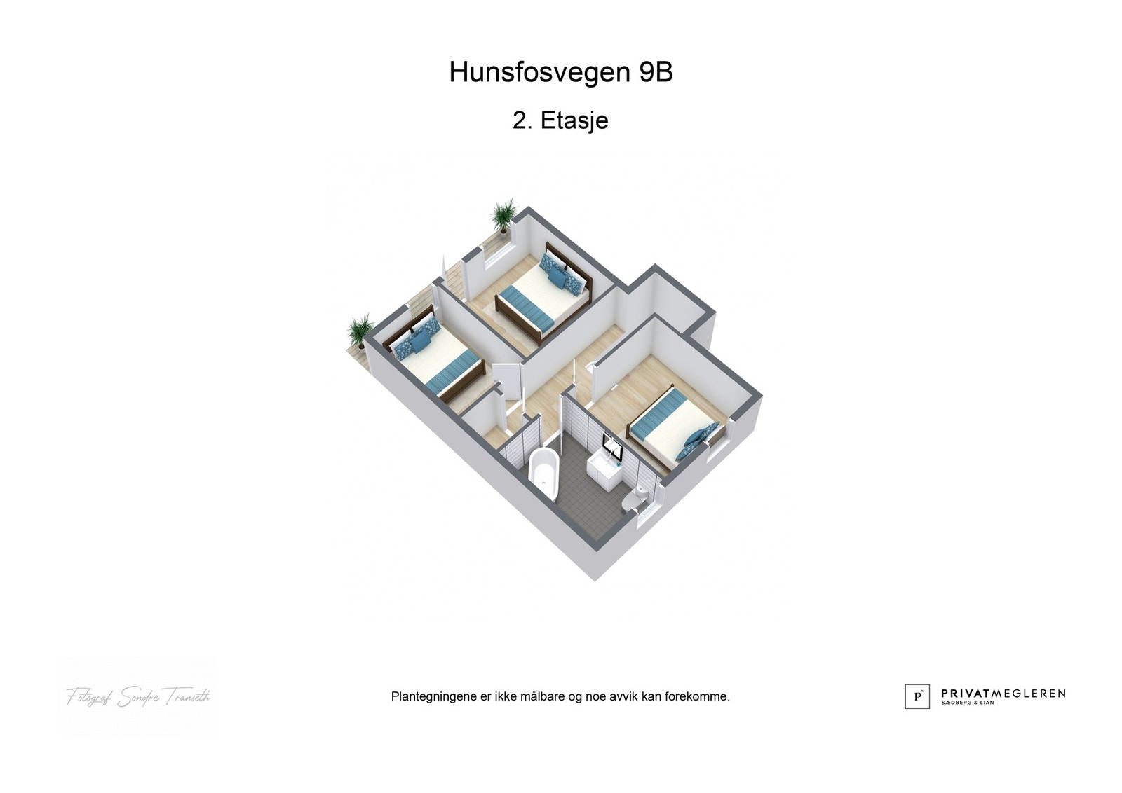 Planløsning loftsetasjen. Galleribilde