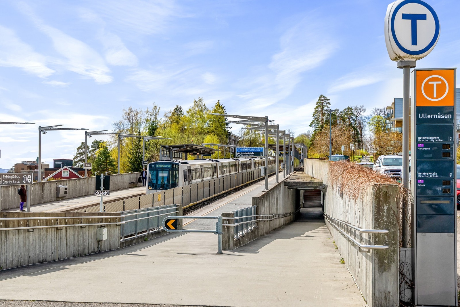 Umiddelbar tilgang til t-bane. Galleribilde