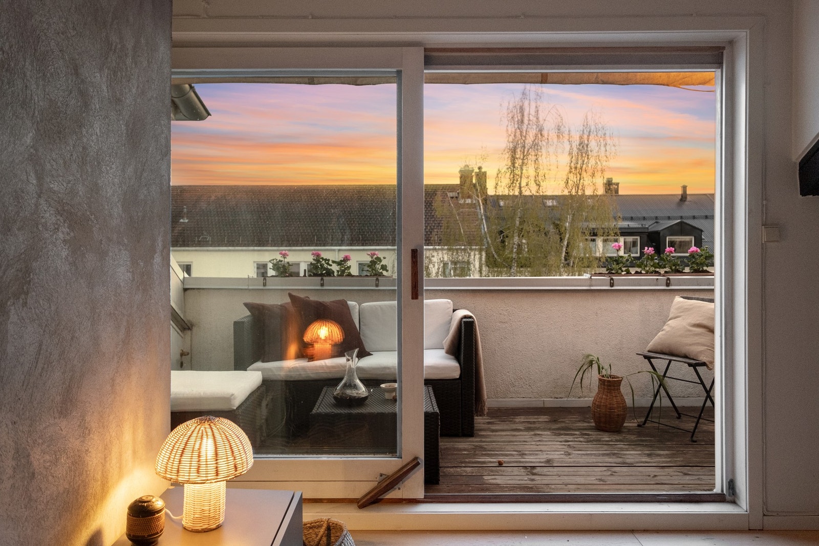 Fra stuen har man utgang til en herlig takterrasse. Galleribilde