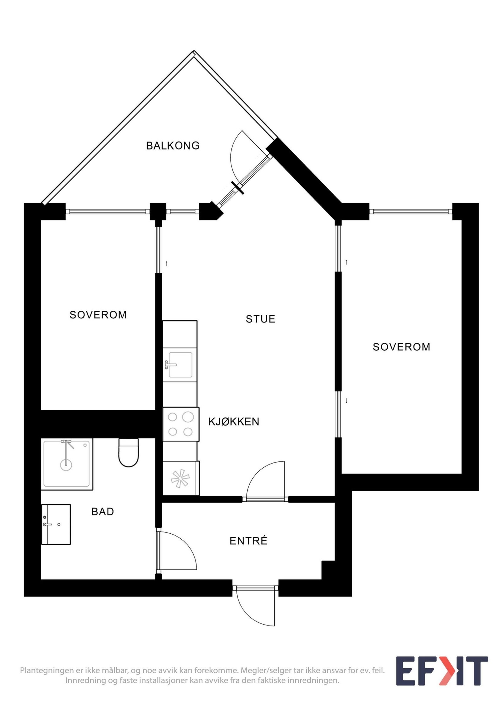 Plantegning Galleribilde