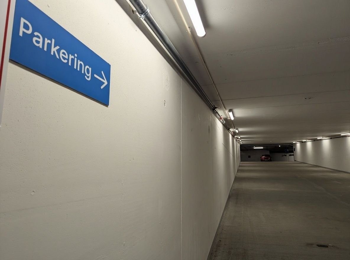 Mulighet for å leie parkeringsplass i garasjen Galleribilde