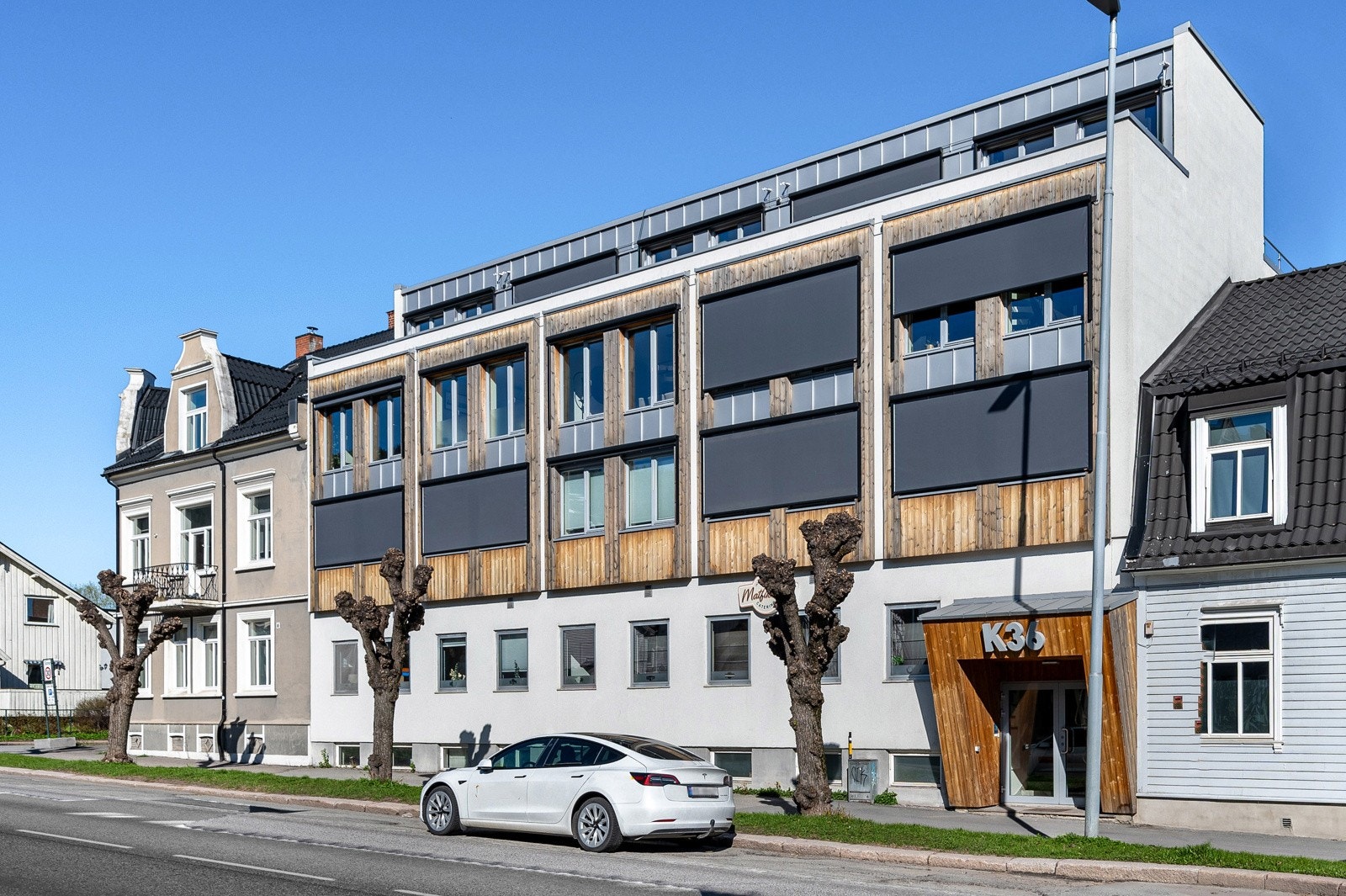Fasade fra Konnerudgata Galleribilde