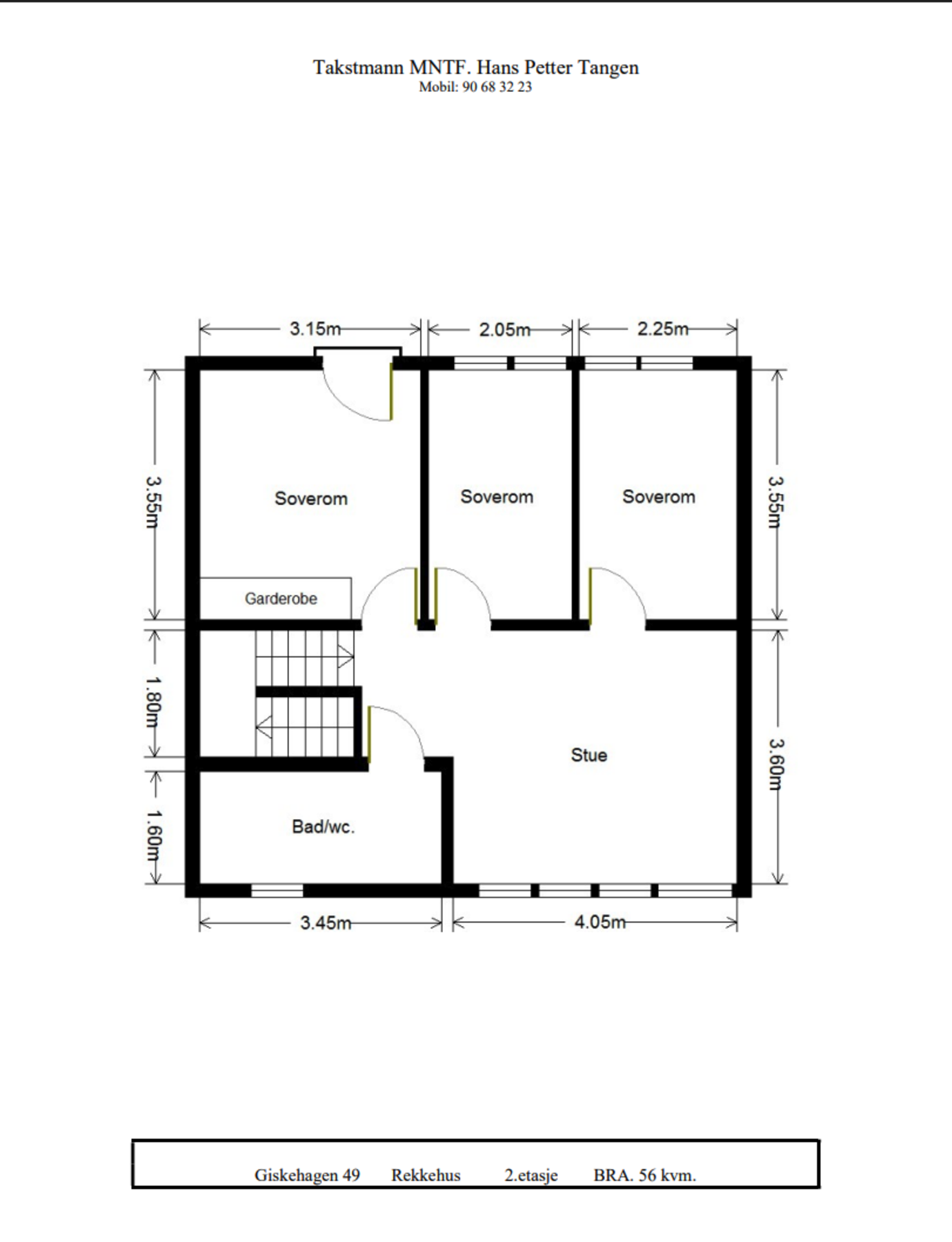 Plantegning - 2. etasje Galleribilde