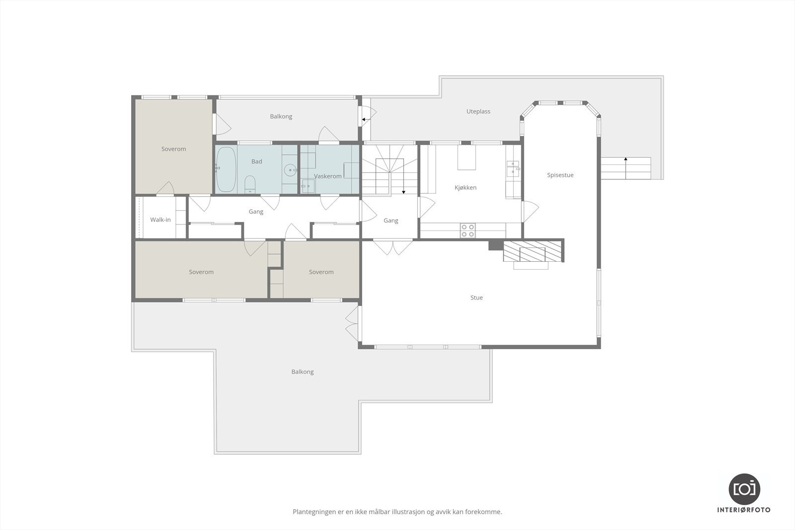 Plantegning Galleribilde