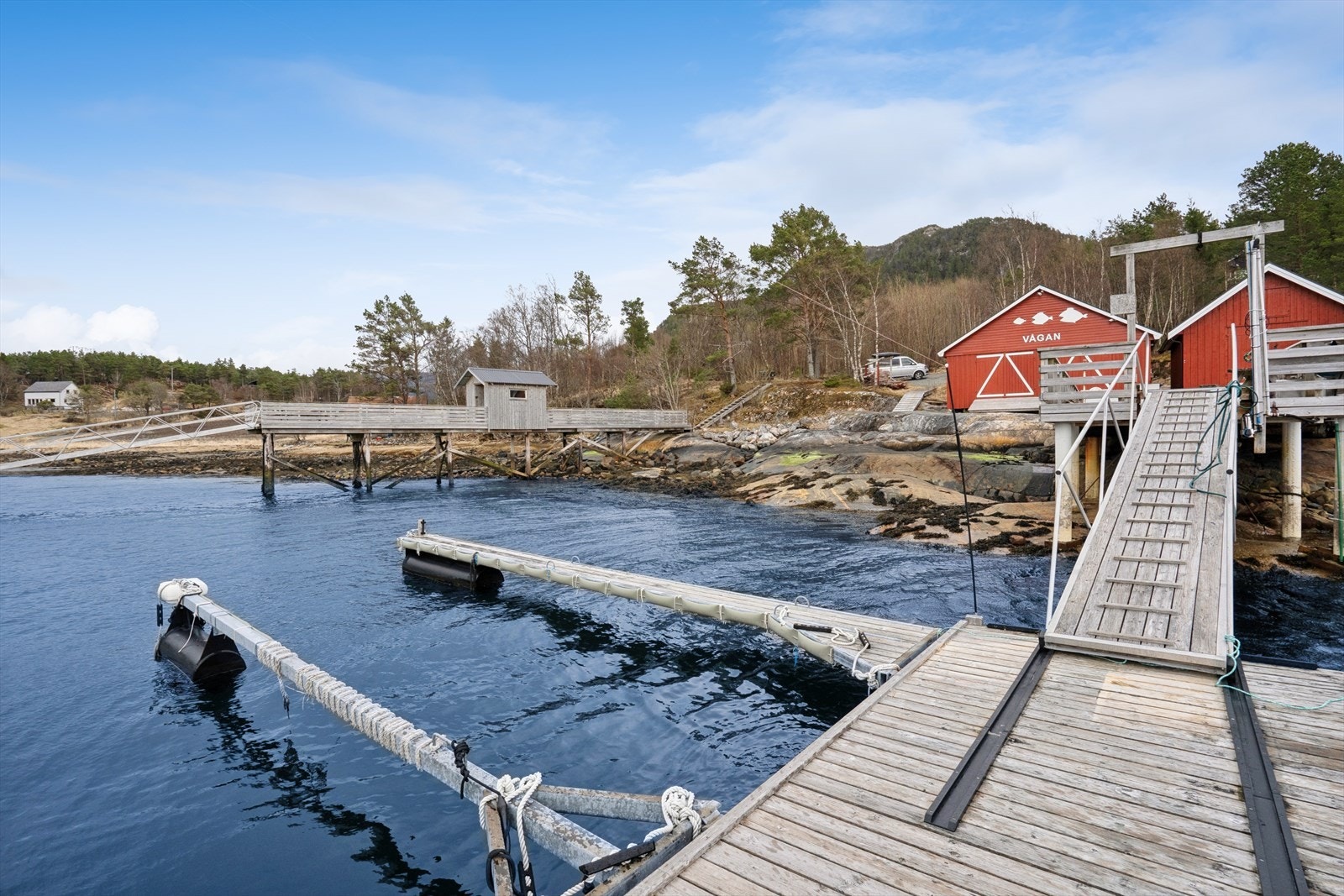 Fast båtplass nærmest land medfølger hytta. Galleribilde