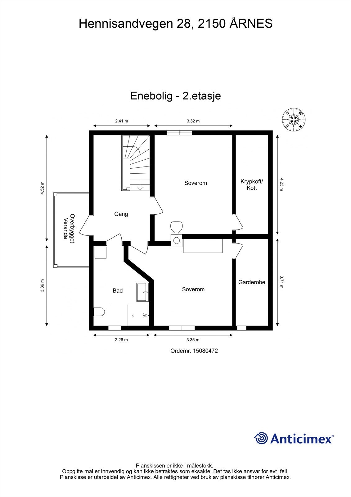 Plantegning - 2.etasje Galleribilde